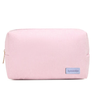 EyeCandys pink Corduroy pouch