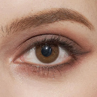 EyeCandys Attitude Glitter Choco (1 Pair) Color Contact Lens - EyeCandys