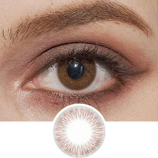 EyeCandys Attitude Glitter Choco (1 Pair) Color Contact Lens - EyeCandys