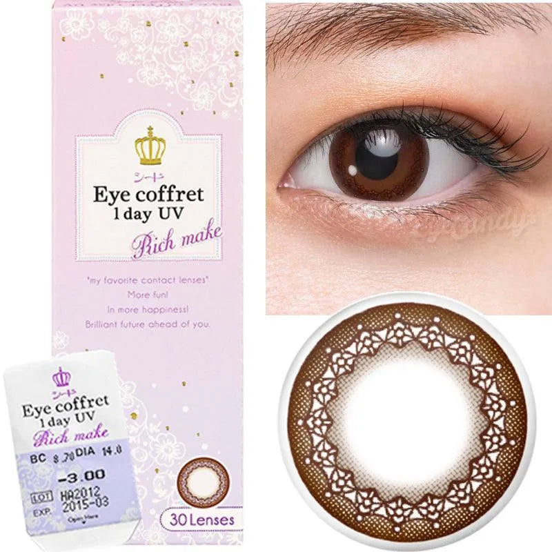 Buy Seed Coffret Rich Make Choco Circle Lenses | EyeCandys