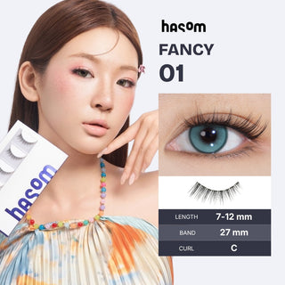 Hasom First Touch pestañas de tira - Fancy 01
