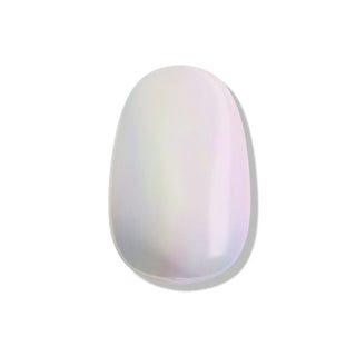 EyeCandys Fiji Girlie Gel Nail Stickers feature an iridescent white design that creates a soft, shimmering effect. These easy-to-apply stickers offer a glossy, long-lasting finish for a radiant, elegant manicure