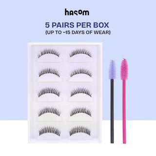 Hasom First Touch pestañas de tira - Fluffy 02