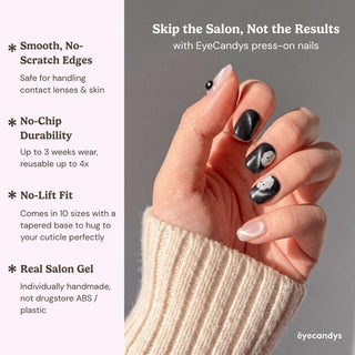Ghosted Press-On Nails