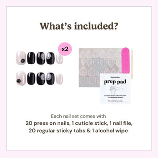 Ghosted Press-On Nails