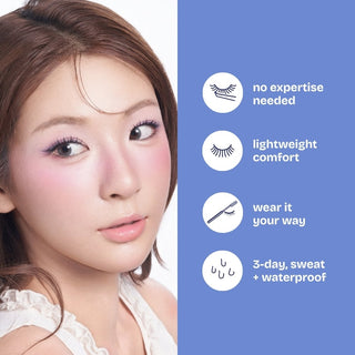 Hasom First Touch Strip Lashes - Glamorous 01