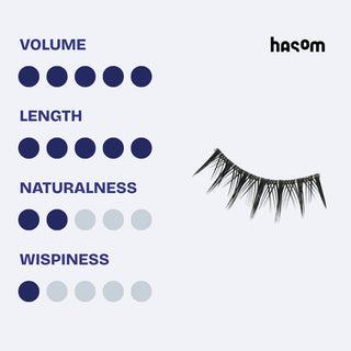 Hasom First Touch Strip Lashes - Glamorous 01