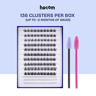 Hasom First Touch pestañas en clusters - Glossy 03