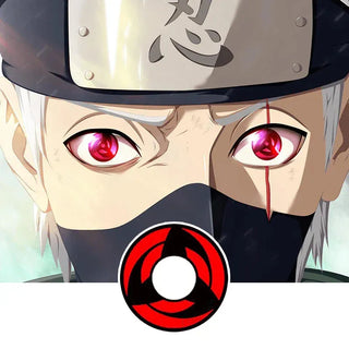 Innovision FX Sharingan Naruto Itachi Series Color Contact Lens for Dark Eyes - Eyecandys