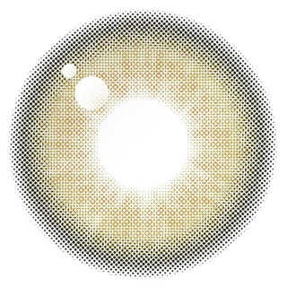 Design of the Gemhour Khione 1-Day Olive (10pk) prescription color contact lens dailies from Eyecandys on a white background, showing the fine pixel detail and enlarging limbal ring.