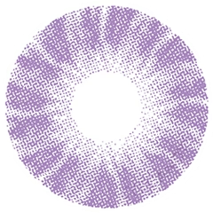 Pink Label Shade Violet Natural Color Contact Lens for Dark Eyes, on a light background.