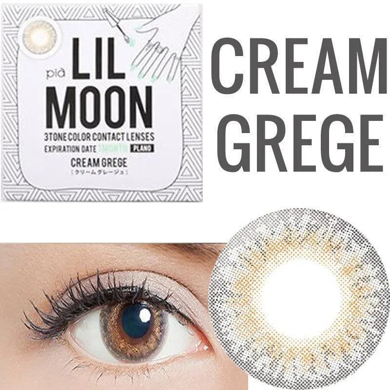 Buy Lilmoon Monthly Cream Grege Prescription Color Contacts