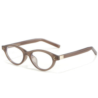 EyeCandys Loretta oval TR frame prescription eyewear, medium fit, available in Wine, Milk Tea, and Tortoiseshell