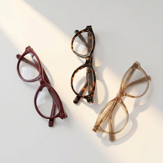 Eyecandys Loretta Oval Full Frame glasses with photochromic lenses, stylish prescription reading eyewear for Diamond and Heart face shapes.