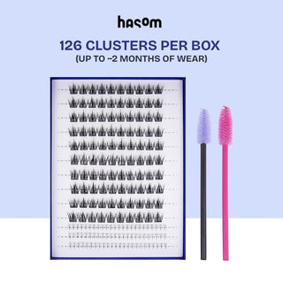 Hasom First Touch Lash Clusters - Luxury 01
