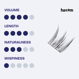 Hasom First Touch Lash Clusters - Luxury 02