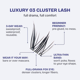 Hasom First Touch Lash Clusters - Luxury 03