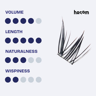 Hasom First Touch Lash Clusters - Luxury 03
