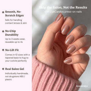 Mauve Over Press-On Nails