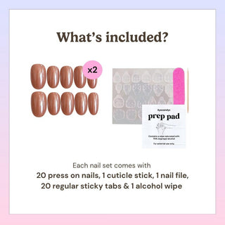 Mauve Over Press-On Nails