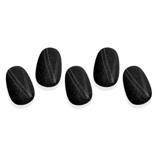 EyeCandys Midnight Magic Gel Nail Stickers feature a rich, dark base with a touch of shimmer for a mysterious, elegant look. These stickers provide an easy-to-apply, long-lasting, chip-free finish, making them perfect for adding a bold, sophisticated style to your nails.