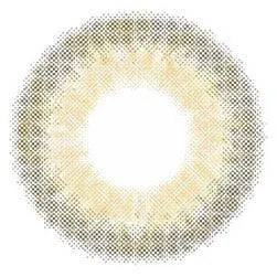 Design file of the Sugarlook brown contact lens by EyeCandys on white background.