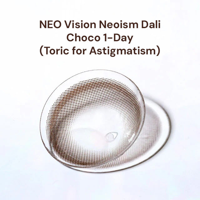 Neoism Dali Choco Colored Contacts for Astigmatism (Toric) | EyeCandys