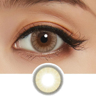 N's Collection Lemonade Brown (10pk) Colored Contacts Circle Lenses - EyeCandys