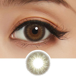 N's Collection Matcha Latte Hazel (10pk) Colored Contacts Circle Lenses - EyeCandys