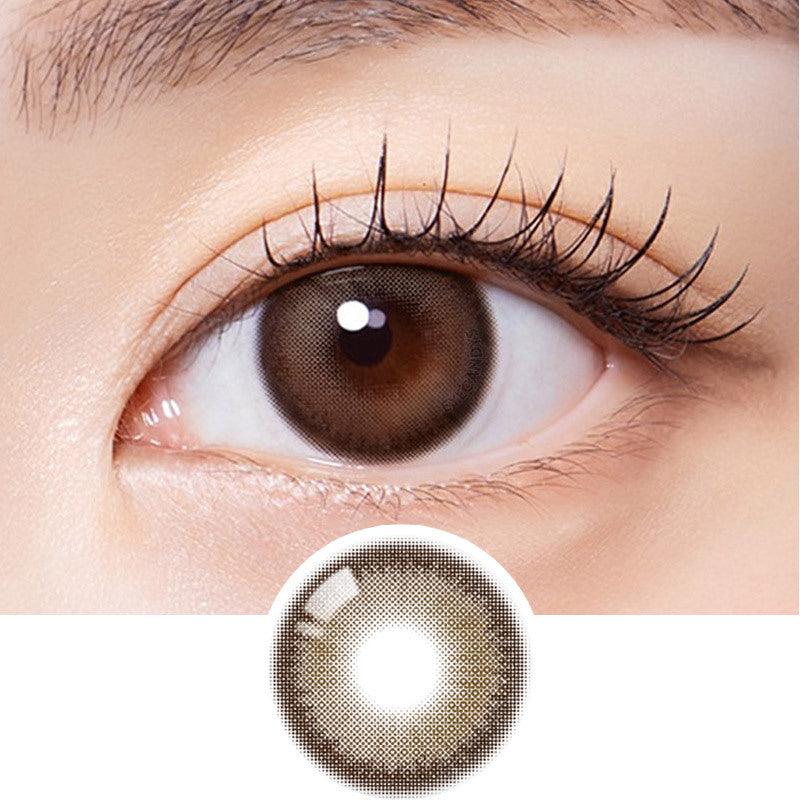 Olola Muted Choco Natural Colour Contact Lens with Power (Made in Korea ...