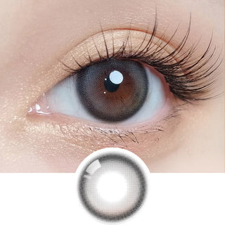 Olola Blurring Grey Colored Contacts Circle Lenses - EyeCandys