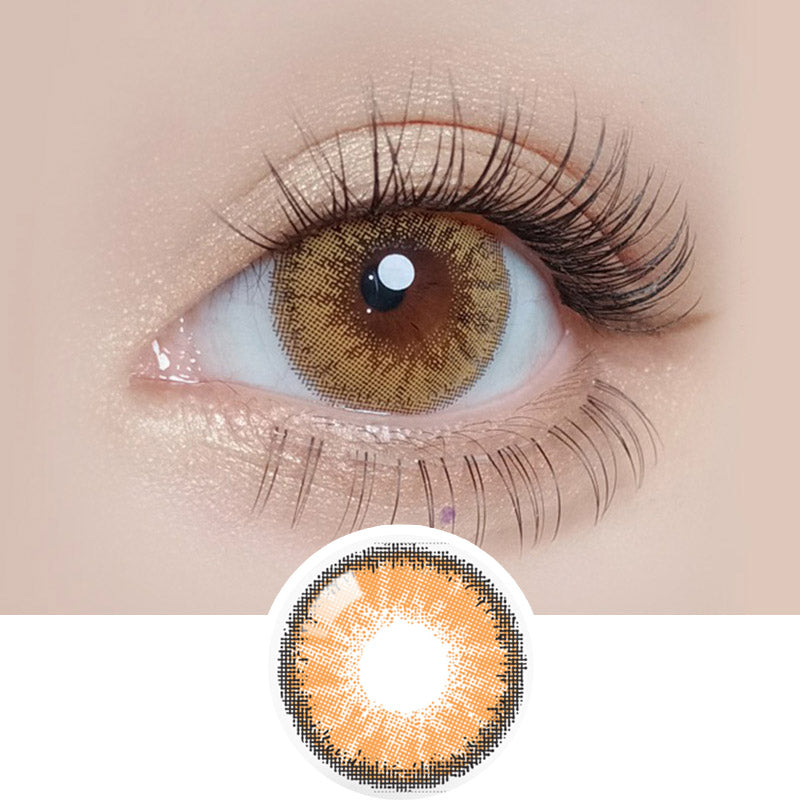 Best Brands Of Colored Contacts Circle Lenses UPDATED AUG 2022   Olola Glowby Brown LEC 