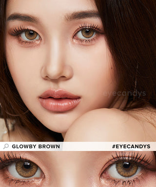 Olola Glow By Brown Color Contact Lens - EyeCandys