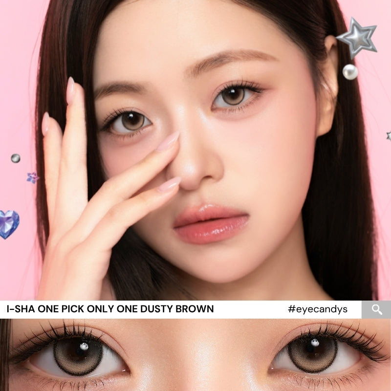 i-Sha Reborn Rosywood Colour Contact Lenses - Circle Lenses