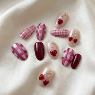 Very Cherry Press-On Nails