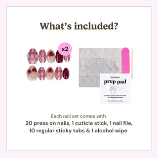 Very Cherry Press-On Nails