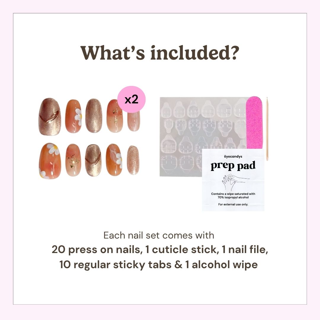 Peachy Keen Short Oval Jelly Press-On Nails