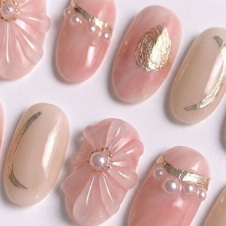 En Rose Press-On Nails