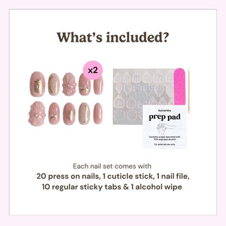 En Rose Press-On Nails