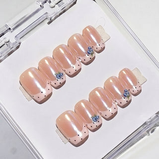 Berry French Press-On Nails
