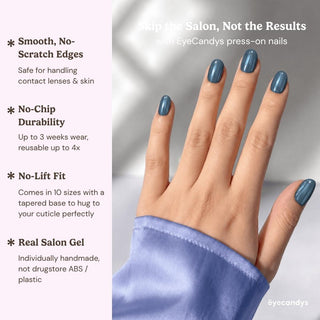 Peacock Press-On Nails