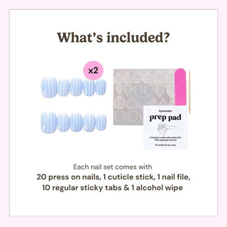 Pinstripes Press-On Nails