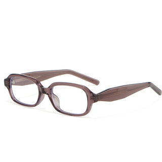 EyeCandys Side Eye rectangular prescription eyewear in Purple, full-frame TR material, modern street-style glasses