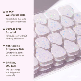 Insanely Sticky Tabs 2.0 for Press-On Nails (390 pc)