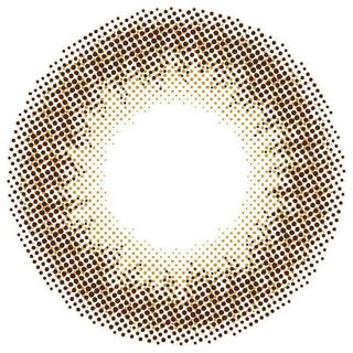 Design of the Topards 1-Day Date Topaz (10pk) prescription coloured contact lens from Eyecandys on a white background, showing the fine pixel detail and enlarging limbal ring.