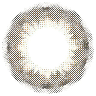 Design of the Topards 1-Day Opal (10pk) prescription coloured contact lens from Eyecandys on a white background, showing the fine pixel detail and enlarging limbal ring.