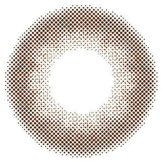 Design of the Topards 1-Day Strawberry Quartz (10pk) prescription coloured contact lens from Eyecandys on a white background, showing the fine pixel detail and enlarging limbal ring.