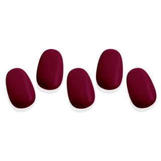 EyeCandys Wine Not Gel Nail Stickers feature a rich wine-colored design for a chic, stylish look. These easy-to-apply, long-lasting stickers offer a chip-free finish, perfect for effortless nail art