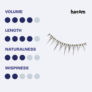 Hasom First Touch Strip Lashes - Wispy 01