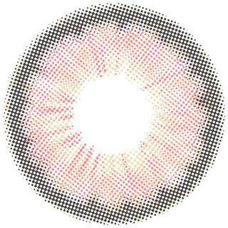 EyeCandys Dekame Look At Me contact lens pattern design, showing iris-mimicking detail